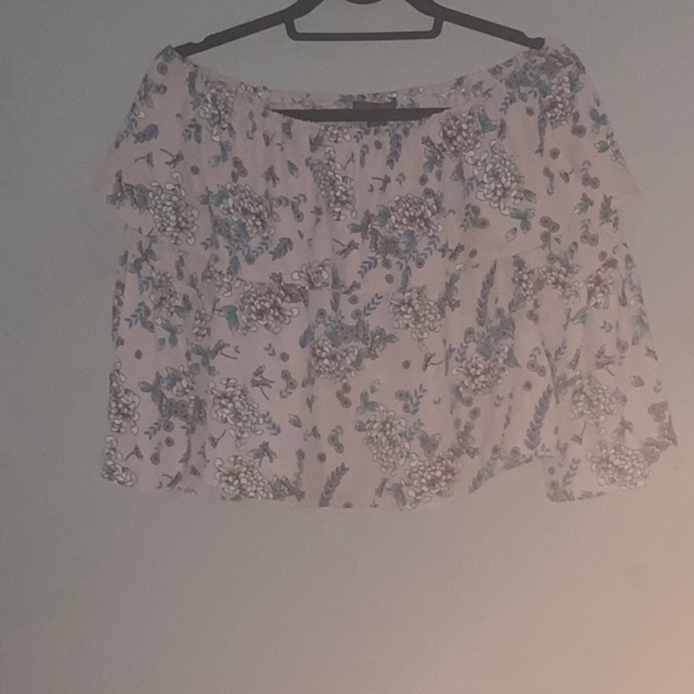 Floral Off-Shoulder Blouse